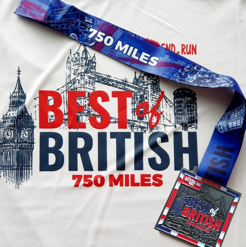 Best Of British Virtual Challenge Medal