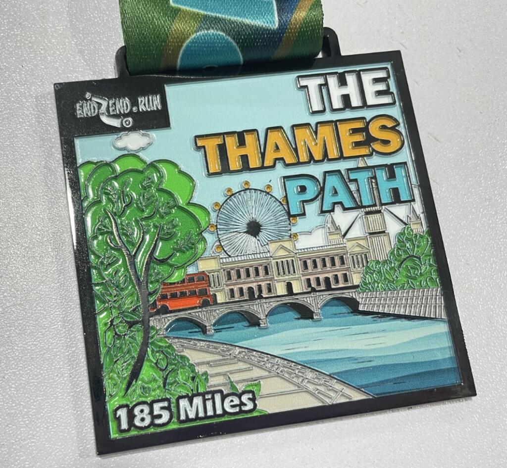 Thames Path Virtual Challenge Medal