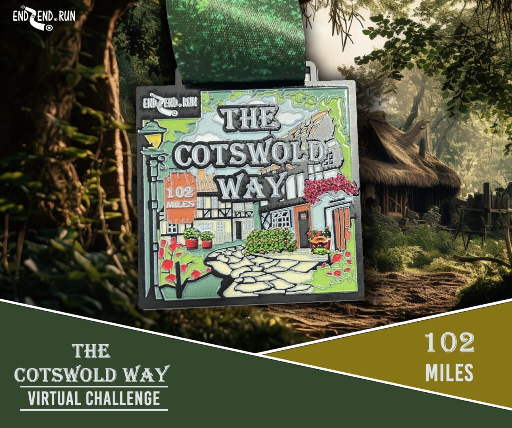 The Cotswold Way Virtual Challenge Medal