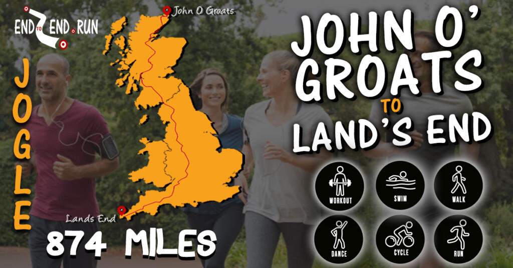 John O Groats to Lands End Virtual Challenge-JOGLE