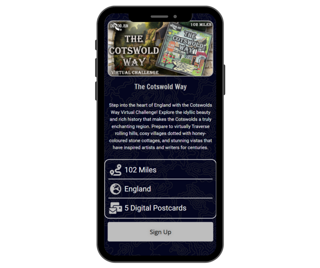 Cotswold Way Virtual Challenge App