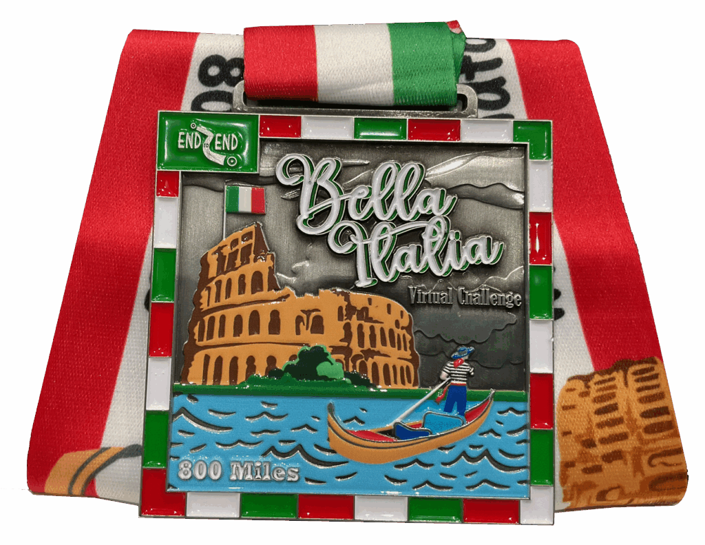 Bella Italia Virtual Challenge Medal